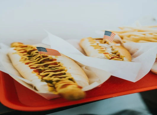 Američki hot dog sa sirom